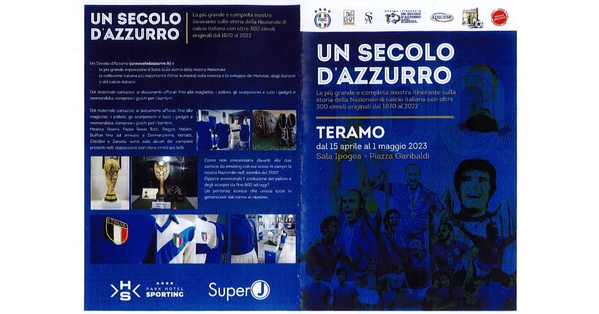 Un secolo d'Azzurro - Mostra dedicata alla Nazionale italiana di calcio